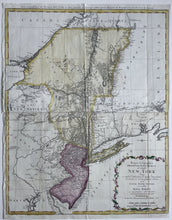 Afbeelding in Gallery-weergave laden, Verenigde Staten New York New Jersey United States - Homann Heirs / Claude Joseph Sauthier - 1778