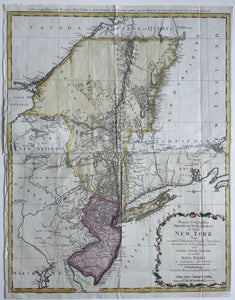 Verenigde Staten New York New Jersey United States - Homann Heirs / Claude Joseph Sauthier - 1778