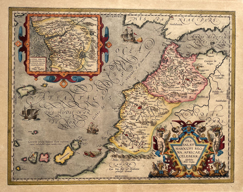 Marokko Morocco - A Ortelius - 1598