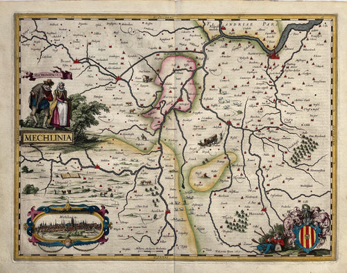 België Mechelen Heerlijkheid Mechelen Belgium - P Kaerius - 1617