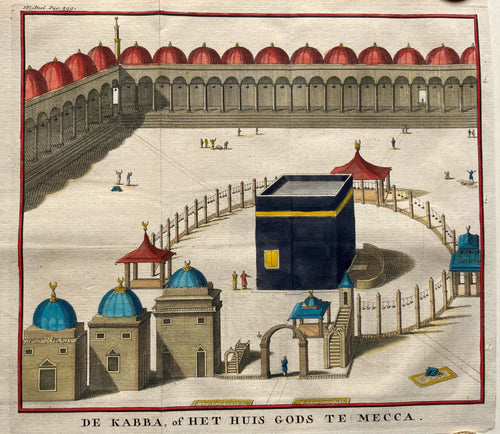 Arabisch Schiereiland Mekka Kaaba Arabian Peninsula - I Tirion - circa 1750