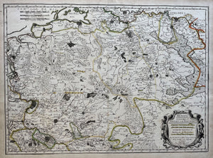 Brabant bisdommen 's-Hertogenbosch bisdom Antwerpen - Nicolas Sanson d'Abbeville Pierre Mariette - 1669