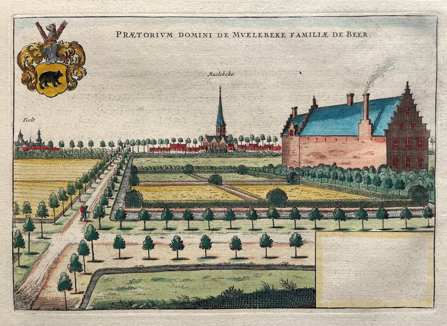 België Meulebeke Belgium - J Blaeu - 1649