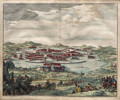 Mexico City - A Montanus - 1671