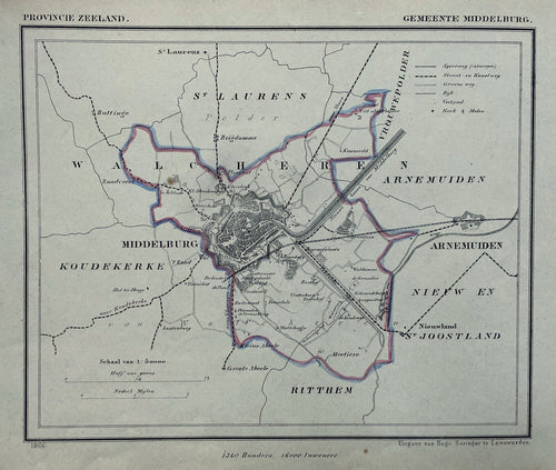 Middelburg Gemeente - Kuijper / Suringar - 1866