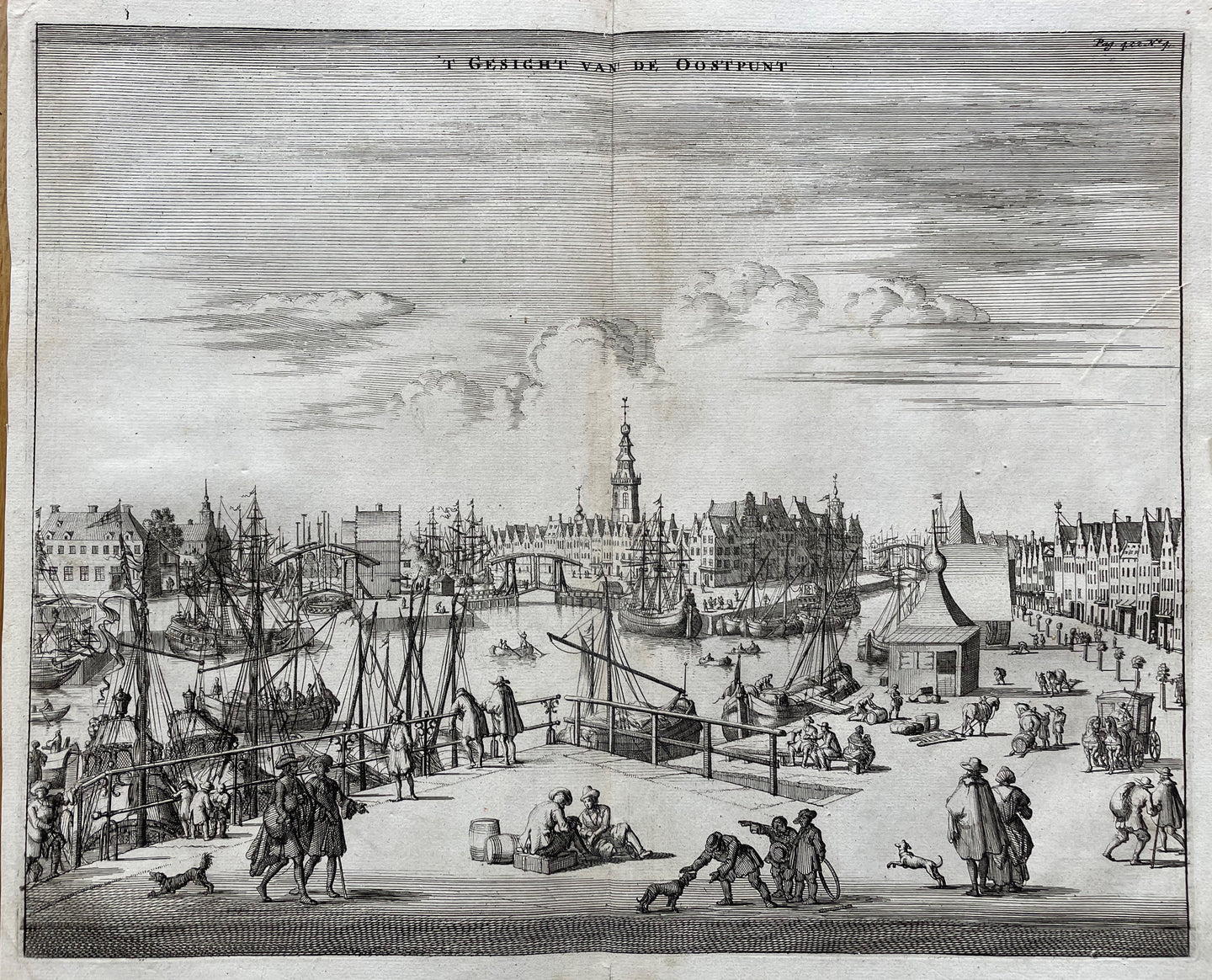 Middelburg Gezicht van de Oostpunt - M Smallegange - 1696