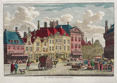 Middelburg Grote Markt - KF Bendorp - 1793