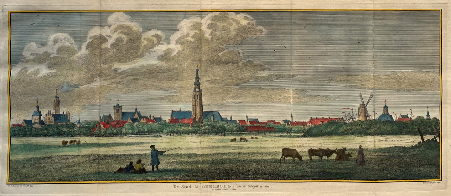 Middelburg Aanzicht - JC Philips - 1751