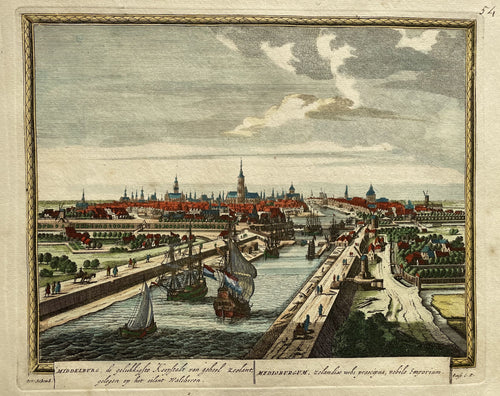 Middelburg  - P Schenk - ca 1695