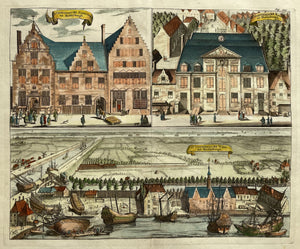 Middelburg VOC werf en gebouwen - M Smallegange - 1696