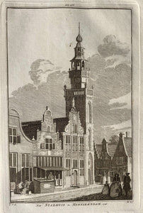 Monnickendam Stadhuis - H Spilman - ca. 1750