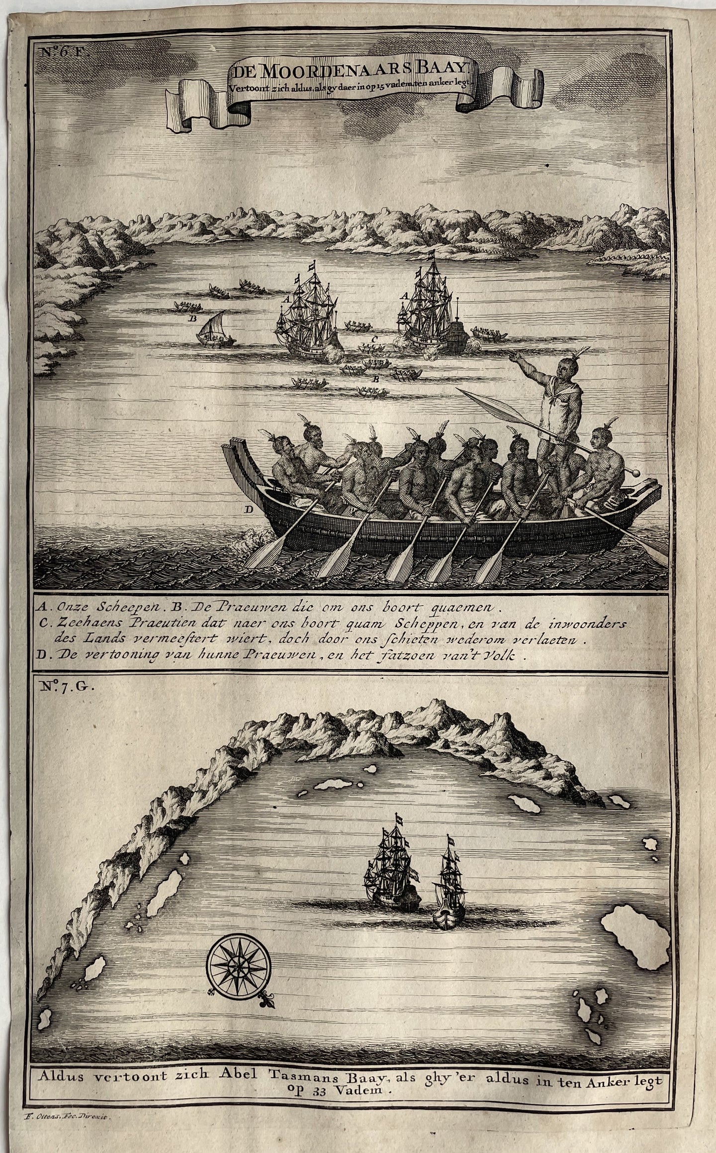 Nieuw-Zeeland New Zealand - F Valentijn - 1724