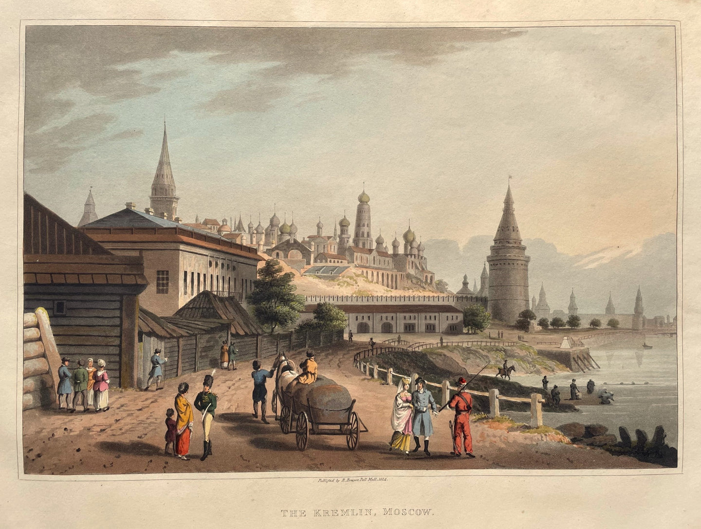 Rusland Moskou Kremlin Moscow Russia - R Bowyer - 1814