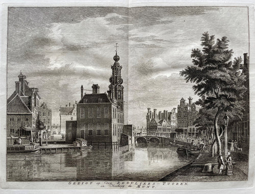 Amsterdam Munttoren - I Tirion / J Wagenaar - 1765