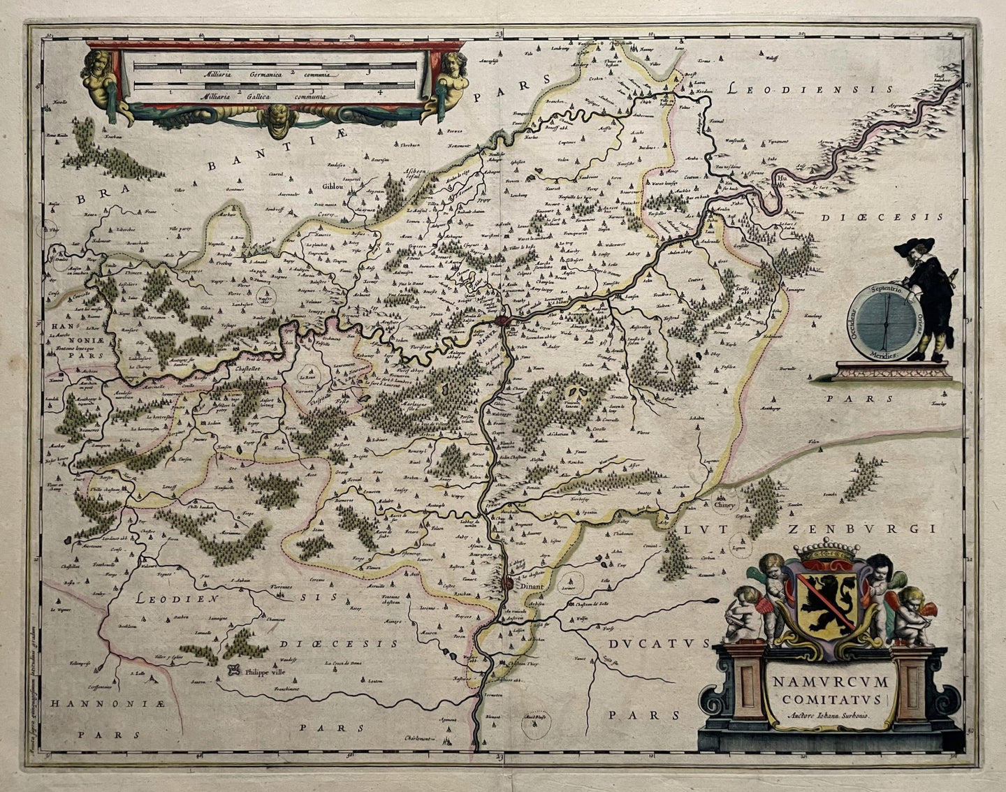 België Namen Namur Belgium - H Hondius 1639