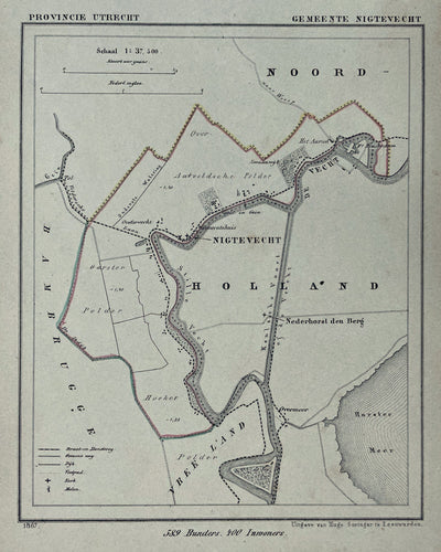 Nigtevecht - Kuijper / Suringar - 1867