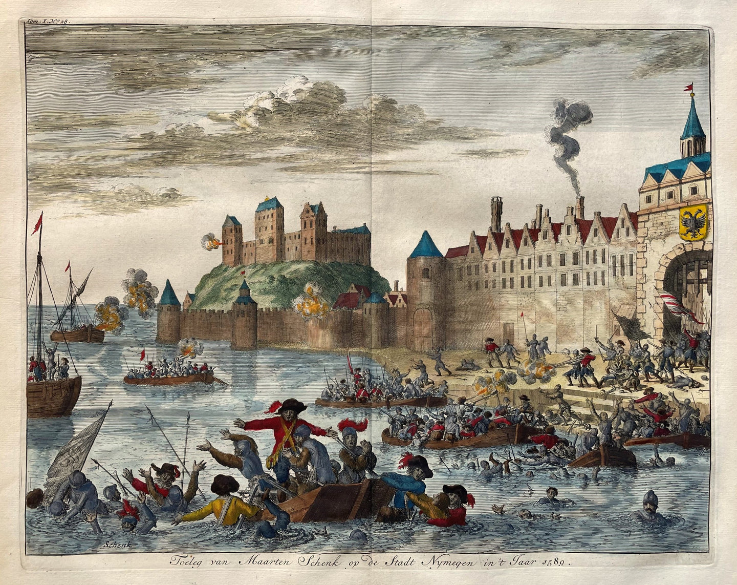 Nijmegen 1589 - Jan Luyken / J le Clerc - 1730