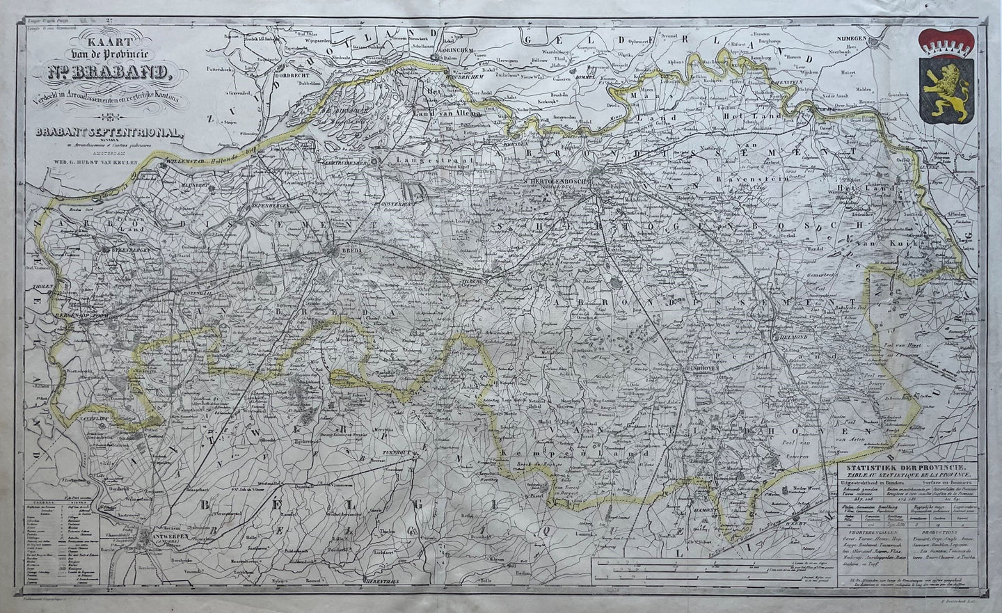 Noord-Brabant - F Desterbecq / Weduwe Hulst van Keulen - circa 1868