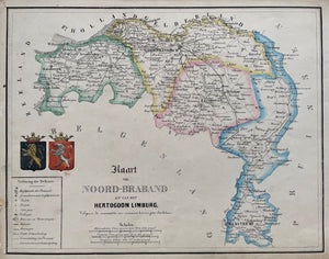 Noord-Brabant Limburg - De Giorgi - 1845