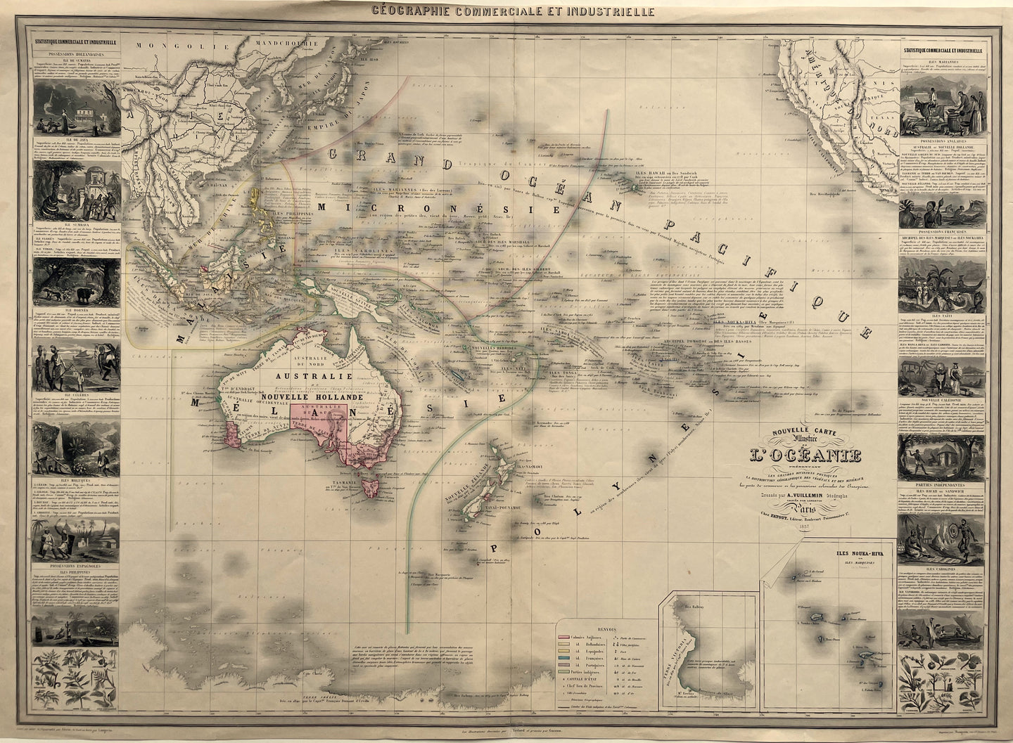Australië Oceanie Philippines - Alexandre Vuillemin - 1857