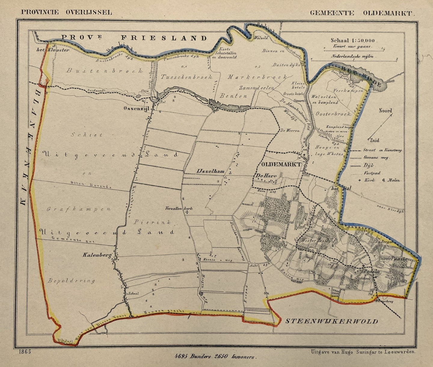 Oldemarkt - Kuijper / Suringar - 1865