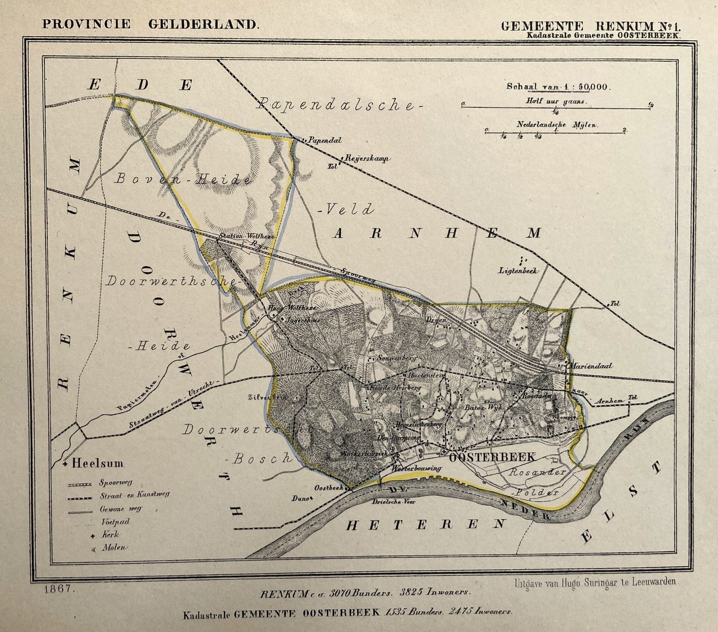 Oosterbeek - Kuijper / Suringar - 1867
