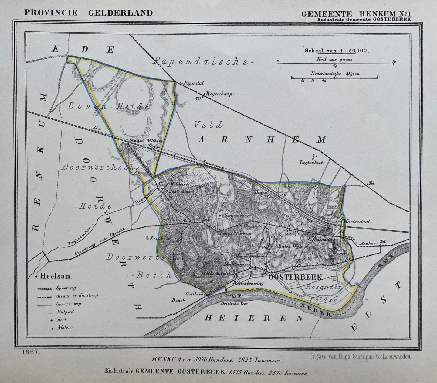 OOSTERBEEK - Kuijper / Suringar - 1867