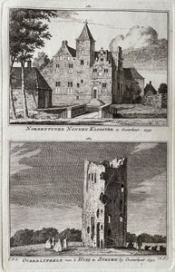 Oosterhout Nonnenklooster en Huis te Strijen - H Spilman - ca. 1750