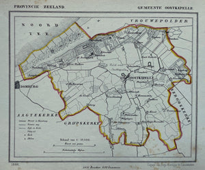 Oostkapelle - Kuijper / Suringar - 1866