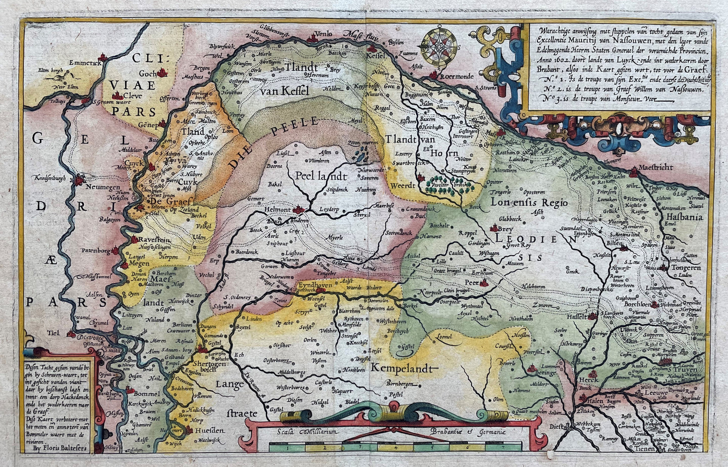 Brabant 'Die Peele' Eindhoven - F Balthasars / JJ Orlers & H van Haestens - 1618