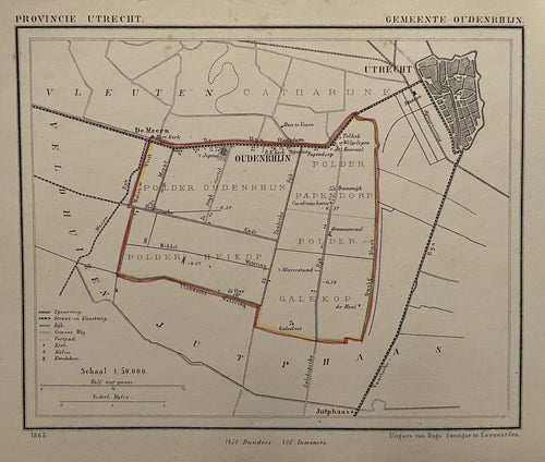Oudenrijn - Kuijper / Suringar - 1865