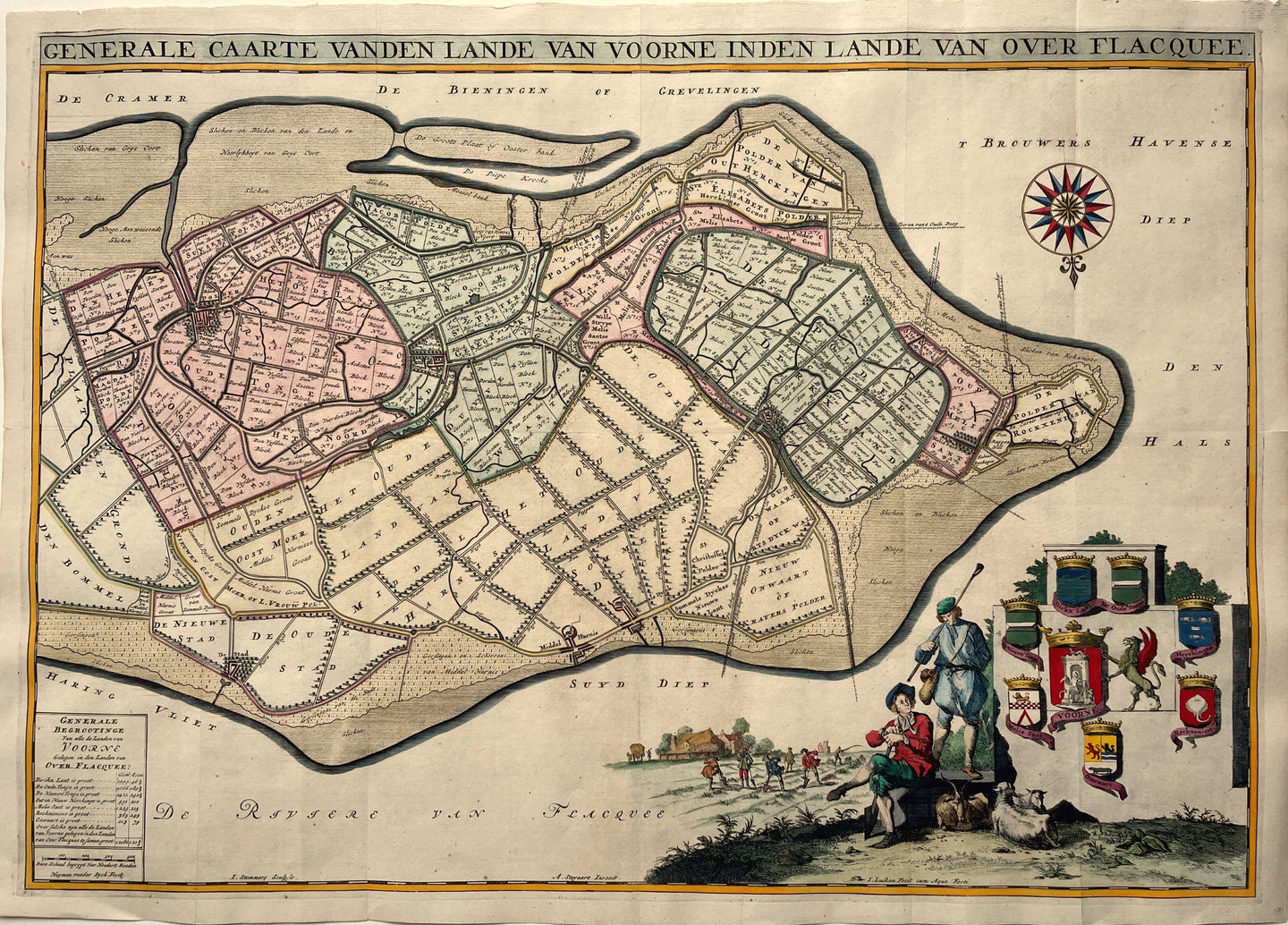 Overflakkee - J Luyken / J Stemmers / A Steyaart - 1729