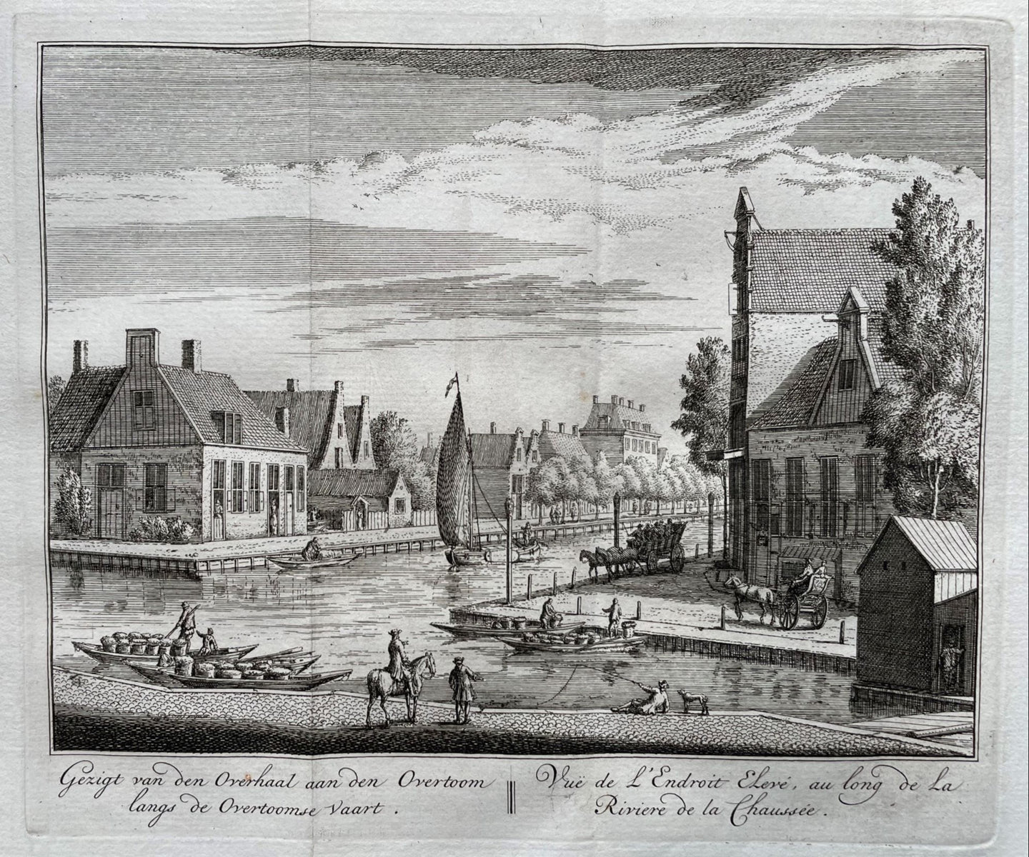 Amsterdam Overtoom Kostverlorenvaart - A Rademaker / L Schenk - 1728