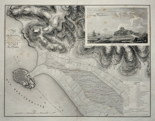 Spanje Peñíscola Spain - Marechal Suchet / Adolphe Bossange - 1828