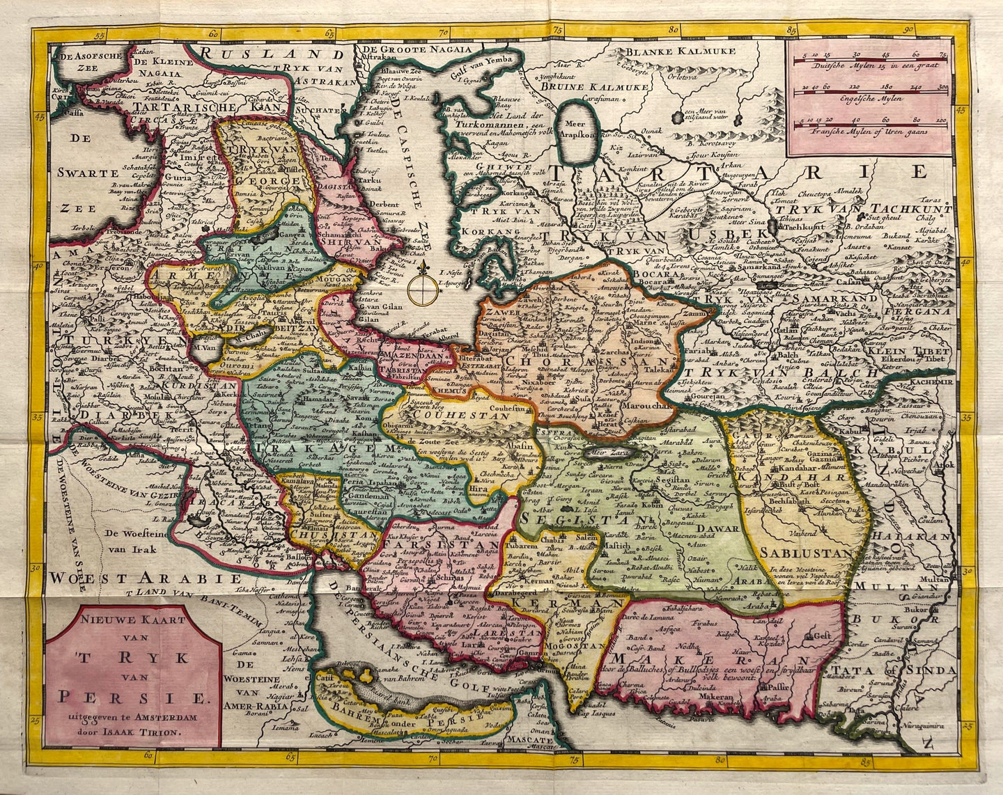 Iran Perzië - I Tirion - 1753