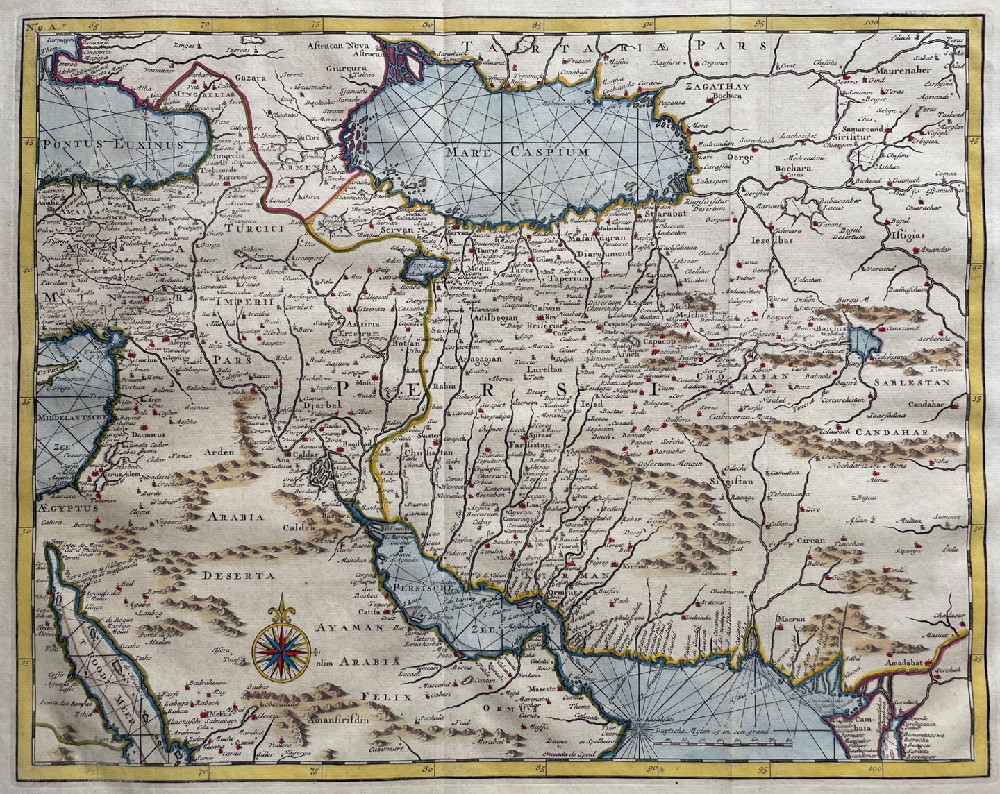 Perzië Iran Irak Persia - F Valentijn - 1724
