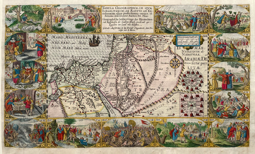 Israël Heilige Land Beloofde Land Israel Holy Land Promised Land - Petrus Plancius - circa 1604