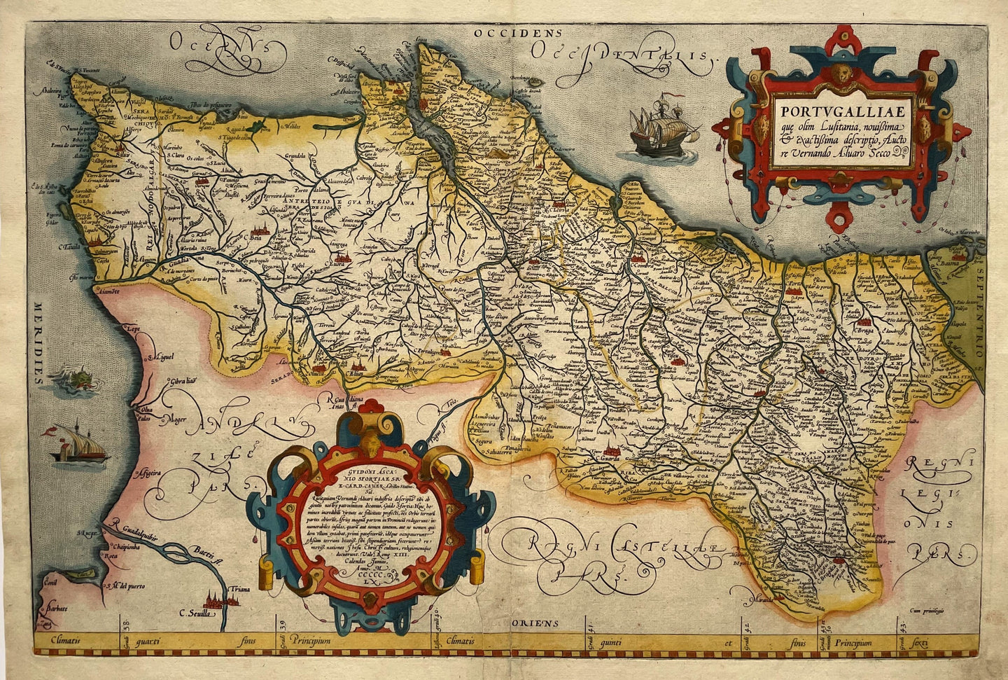 Portugal - A Ortelius - 1573