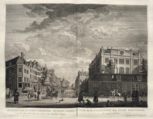 Amsterdam Portugees-Israëlitische Synagoge Mr Visserplein - P Fouquet - 1783