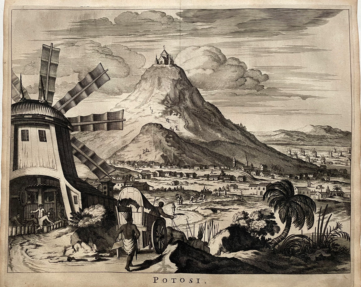 Bolivia Potosi - A Montanus - 1671