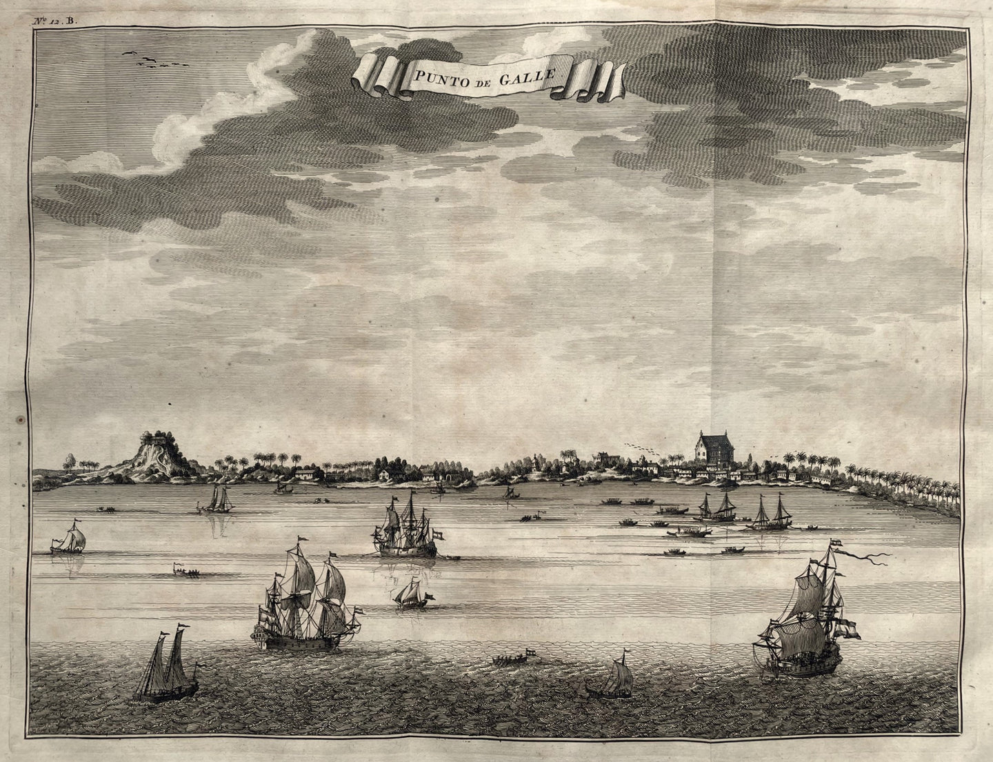 Sri Lanka Ceylon Galle - F Valentijn - 1724
