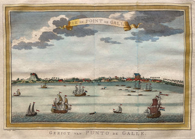 Sri Lanka Ceylon Galle - J van der Schley / P de Hondt - 1763