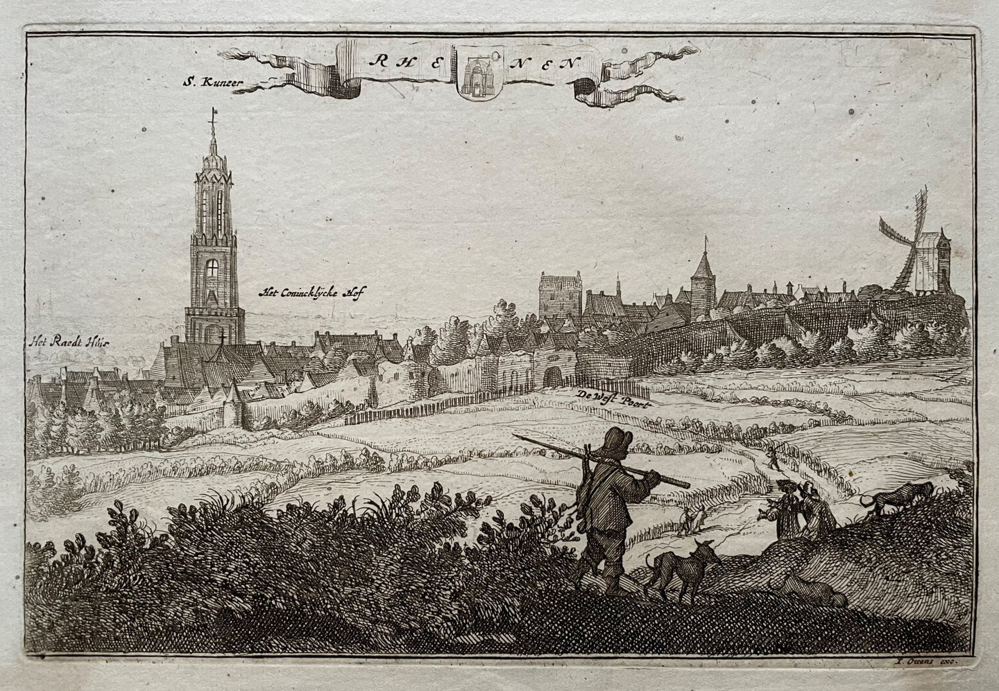 Rhenen - S van Lamsweerde / J Ottens - circa 1705