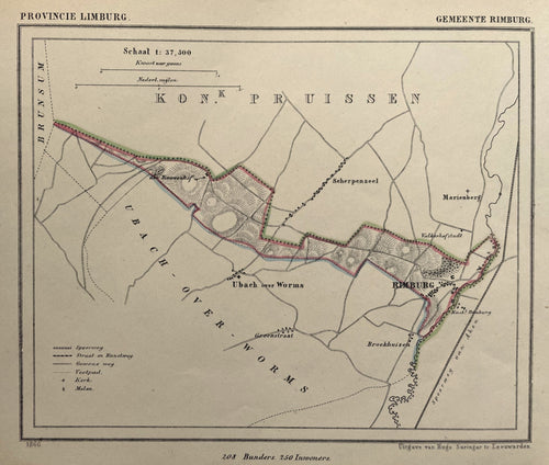 Rimburg - Kuijper / Suringar - 1866