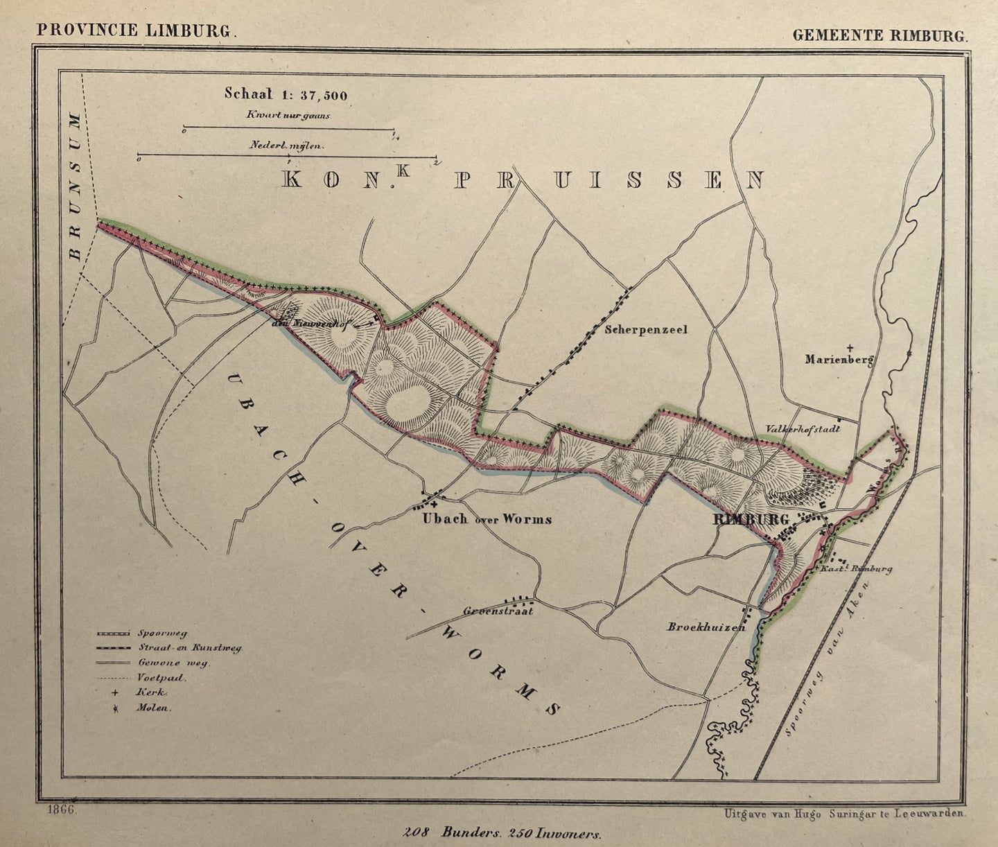 Rimburg - Kuijper / Suringar - 1866