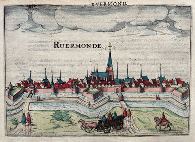 Roermond Profielgezicht - J Jansz / L Guicciardini - 1613