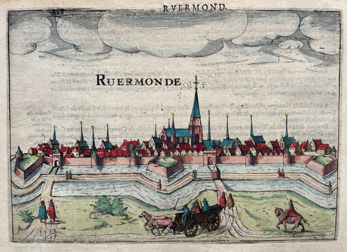 Roermond Profielgezicht - J Jansz / L Guicciardini - 1613