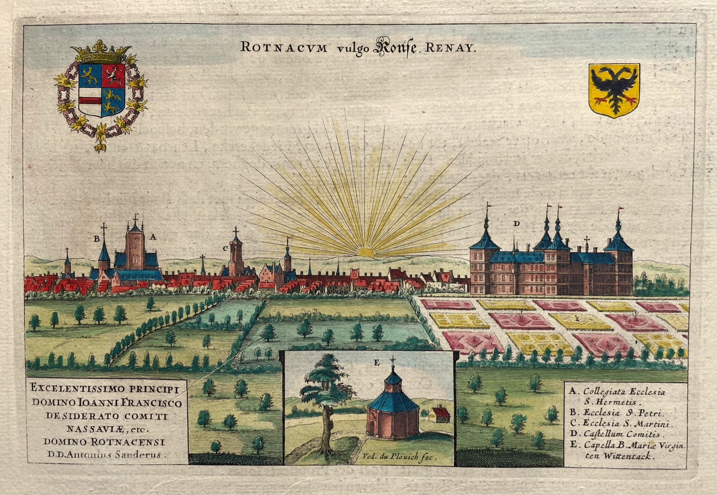 België Ronse Belgium - J Blaeu - 1649