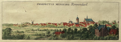 Roosendaal - Abraham Dirkszoon Santvoort - circa 1695