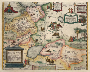 Rusland Russia - A Ortelius - 1584